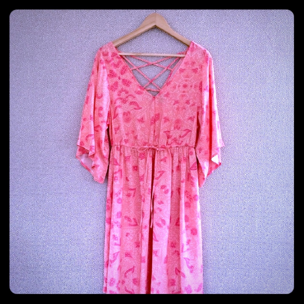 Criss cross back dress Plus sz 00